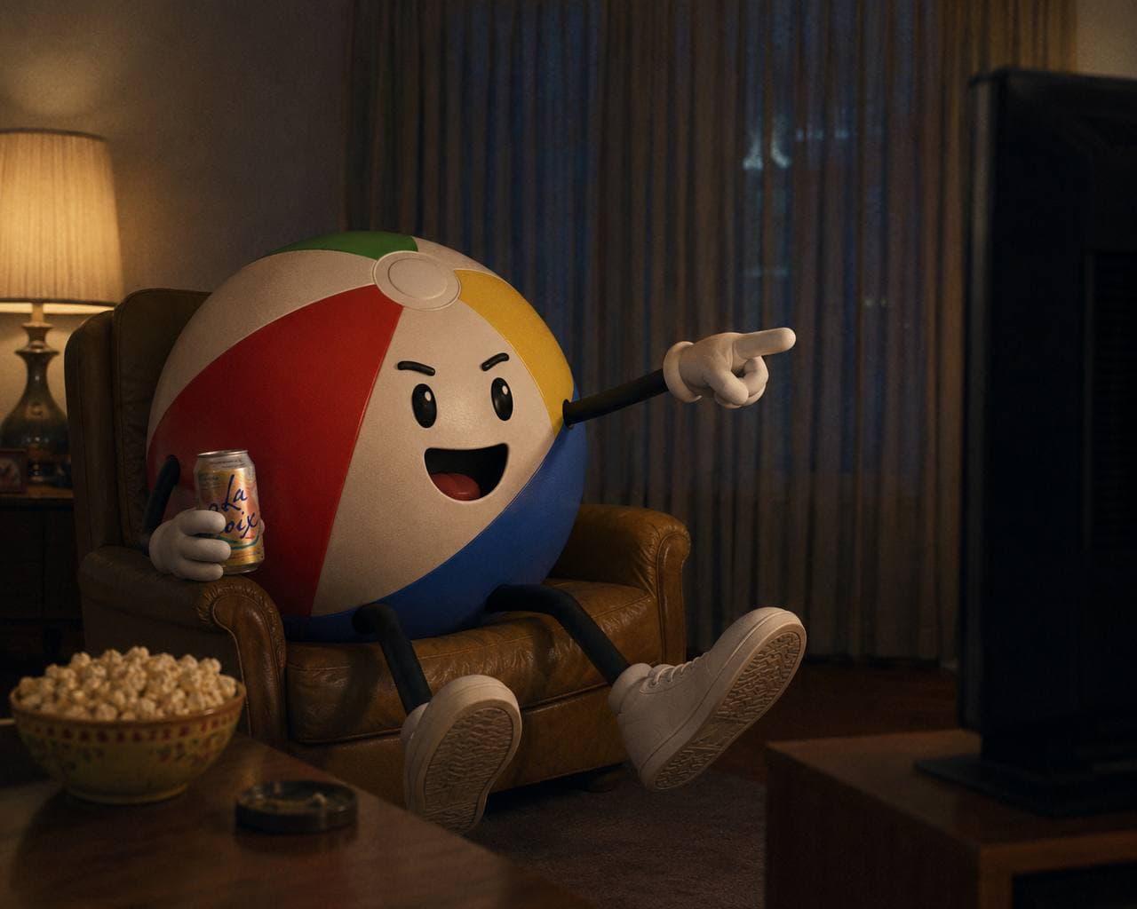 Watching the chart, holding the ball