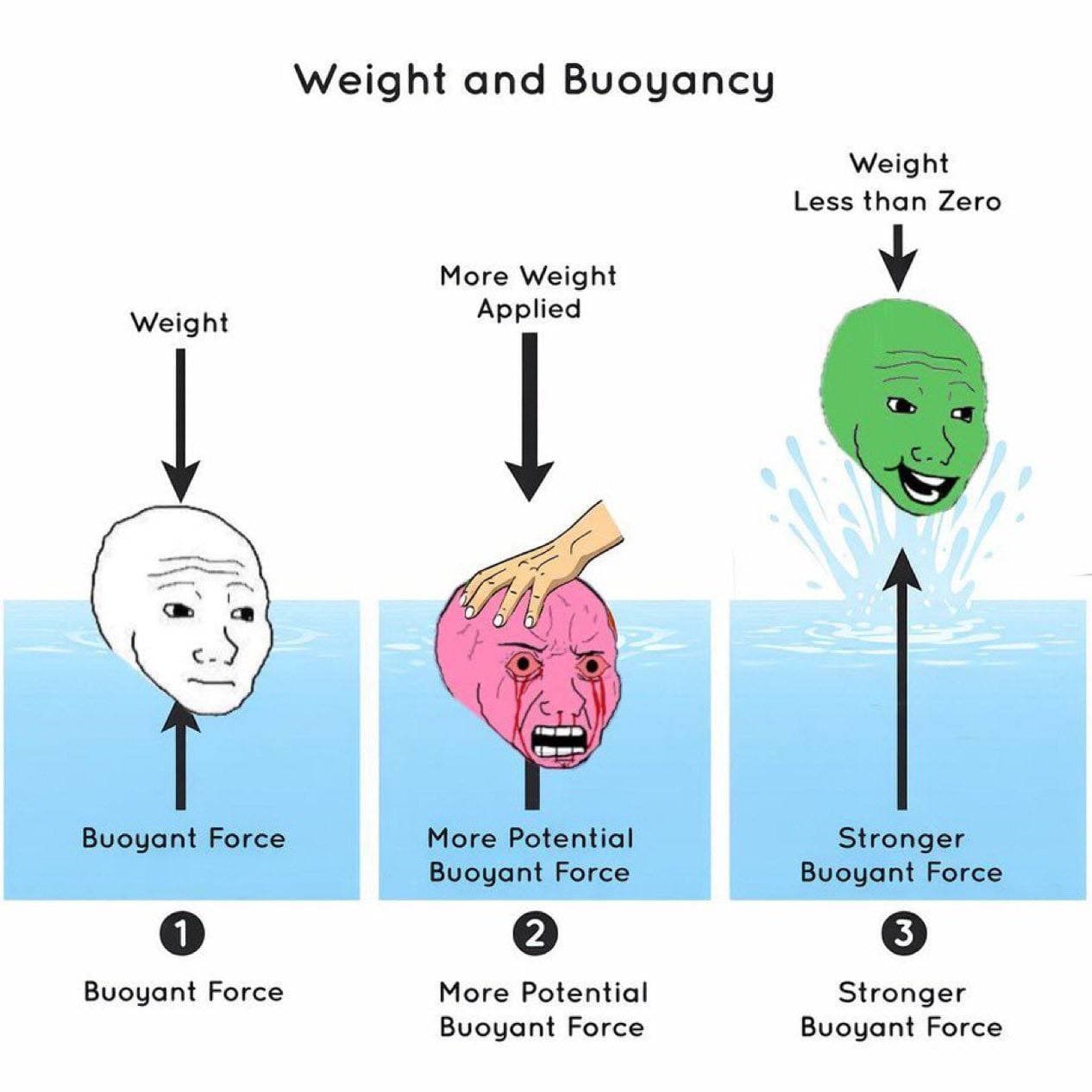 Weight & buoyancy diagram
